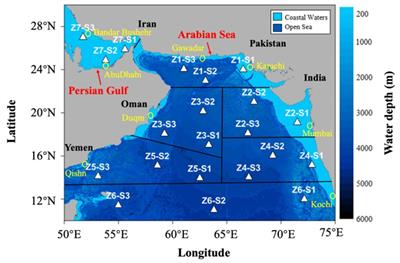 Two-decade variability and trend of chlorophyll-a in the Arabian Sea and Persian Gulf based on reconstructed satellite data